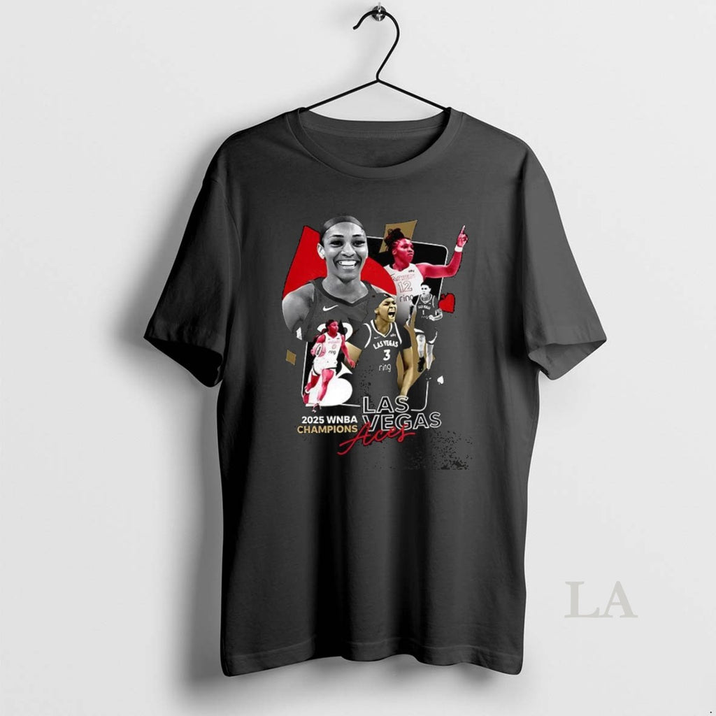 Original Las Vegas Aces Aja Wilson 2025 Wnba Champions Signature T-Shirts, Hoodie, Sweatshirt | InkRitualCo.com