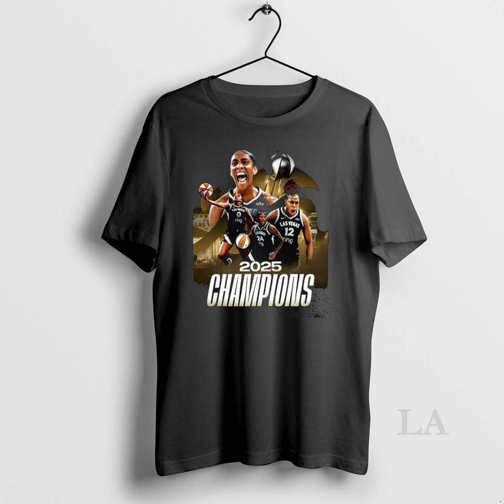 Original Las Vegas Aces Win The Wnba Championship 2025 T-Shirts, Hoodie, Sweatshirt | InkRitualCo.com