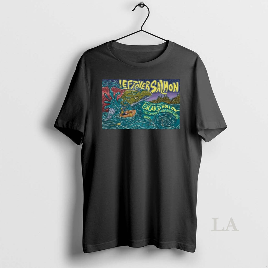 Original Leftover Salmon The Outpost New River Gorge Fayetteville Wv Oct 10 2025 Long Sleve T-Shirts, Hoodie, Sweatshirt
