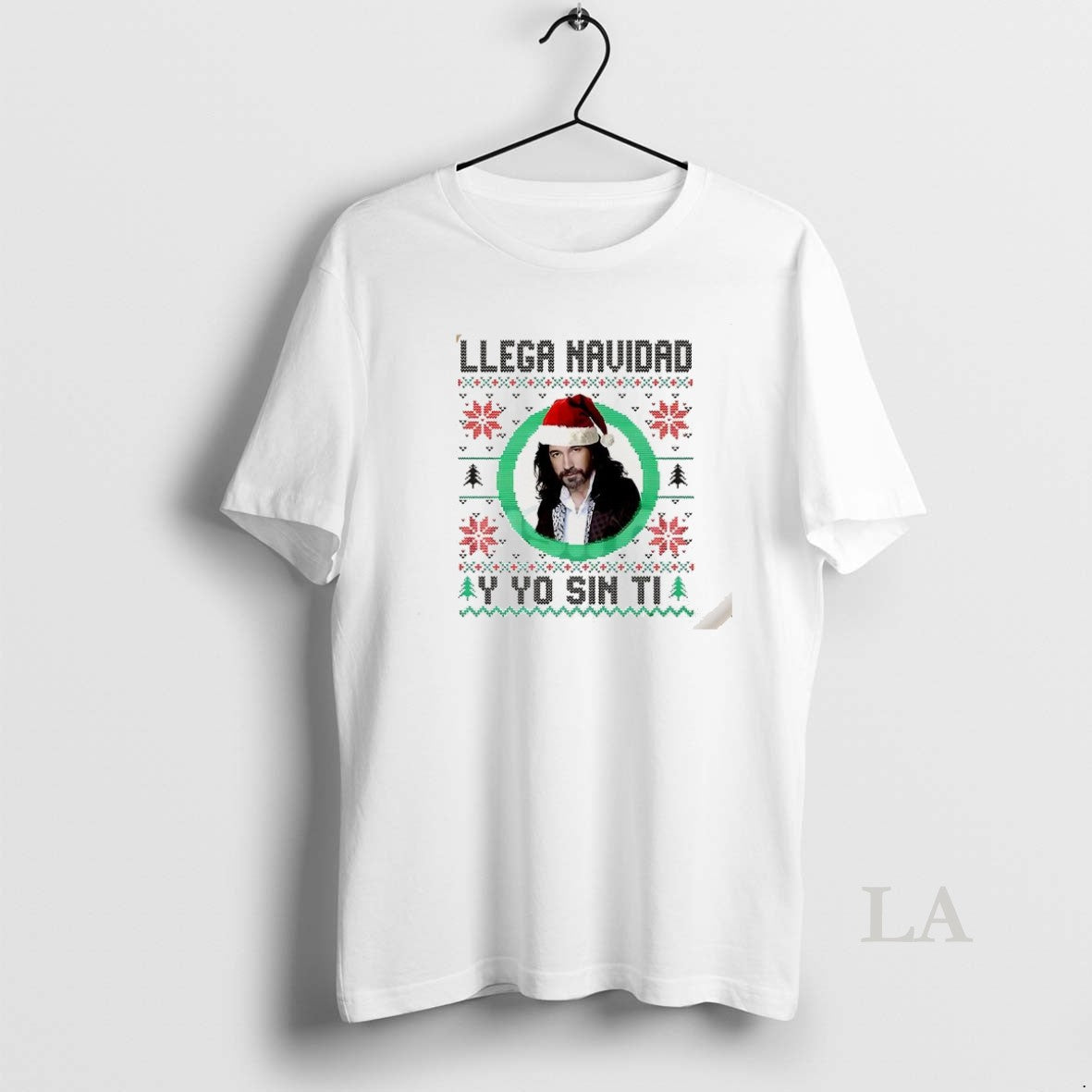 Original Llega Navidad Y Yo Sin Ti Ugly Christmas Music Lover T-Shirts, Hoodie, Sweatshirt | InkRitualCo.com
