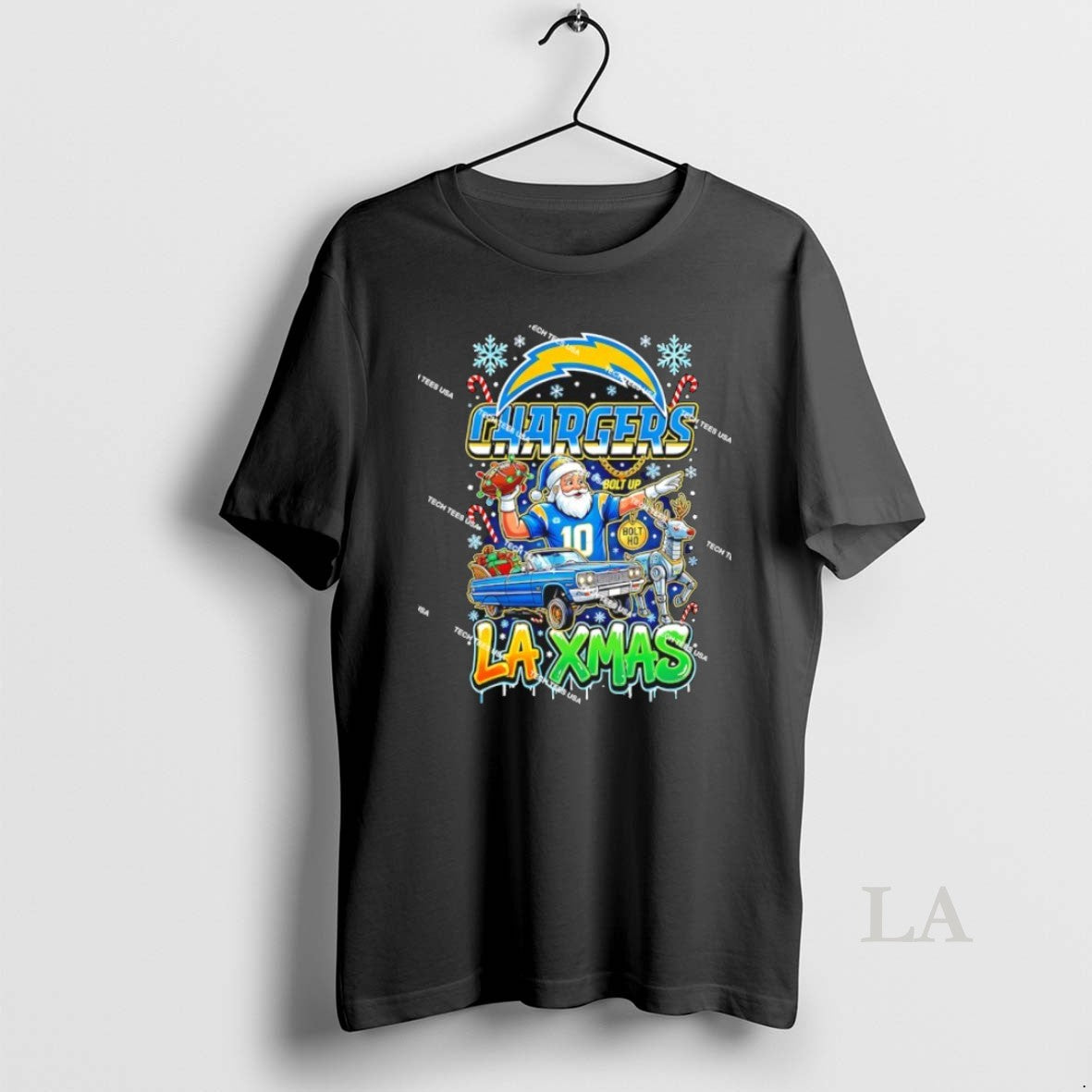 Original Los Angeles Chargers Football La Xmas Christmas Holiday T-Shirts, Hoodie, Sweatshirt | InkRitualCo.com