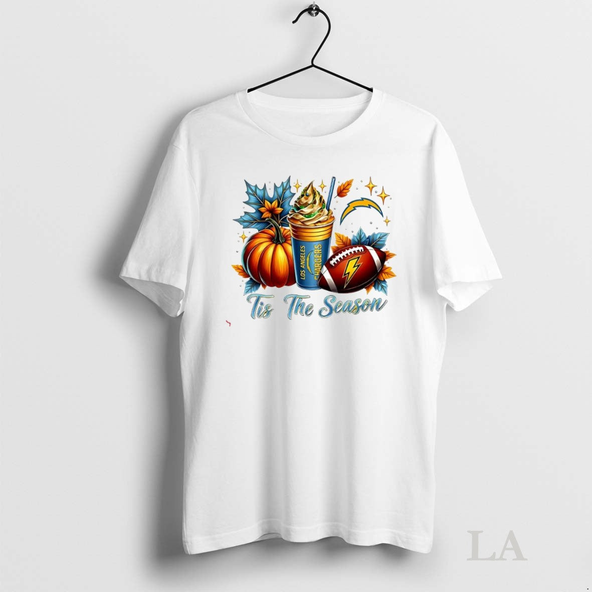 Original Los Angeles Chargers Tis The Season Halloween T-Shirts, Hoodie, Sweatshirt | InkRitualCo.com