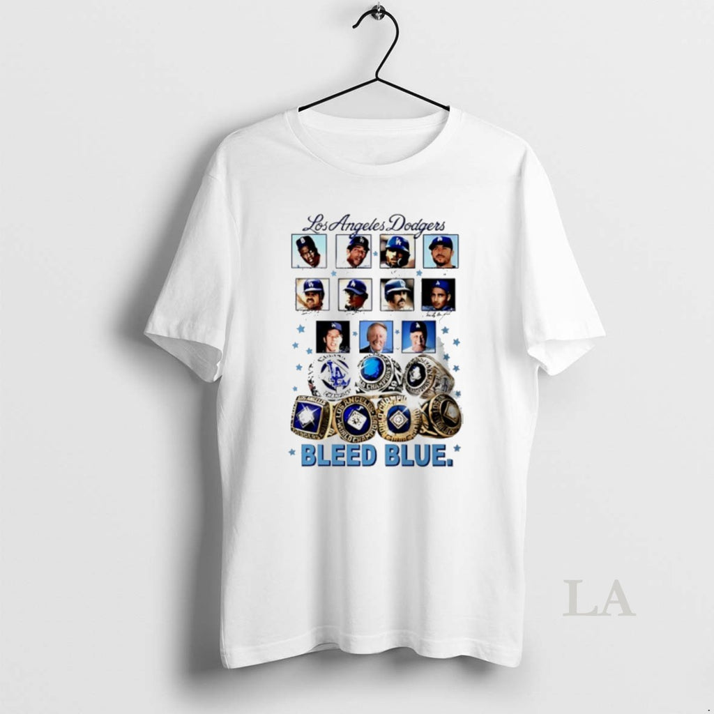 Original Los Angeles Dodgers Bleed Blue Rings T-Shirts, Hoodie, Sweatshirt | InkRitualCo.com