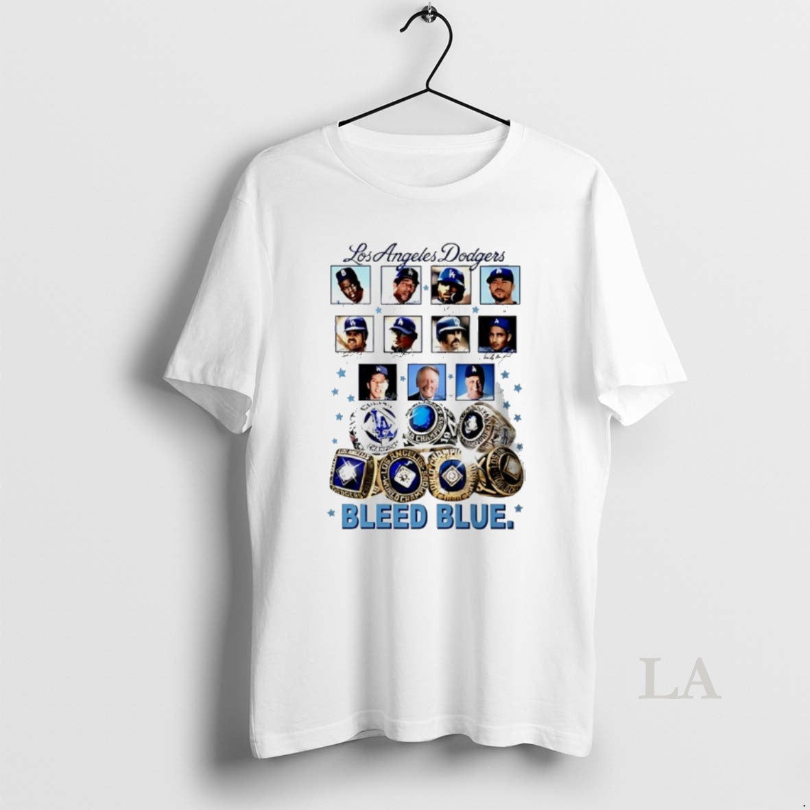 Original Los Angeles Dodgers Bleed Blue Rings T-Shirts, Hoodie, Sweatshirt | InkRitualCo.com