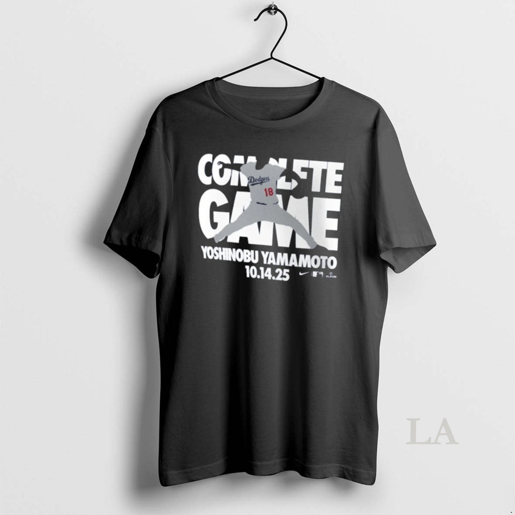 Original Los Angeles Dodgers Mlb Yoshinobu Yamamoto Complete Game 10 14 2025 T-Shirts, Hoodie, Sweatshirt | InkRitualCo.com
