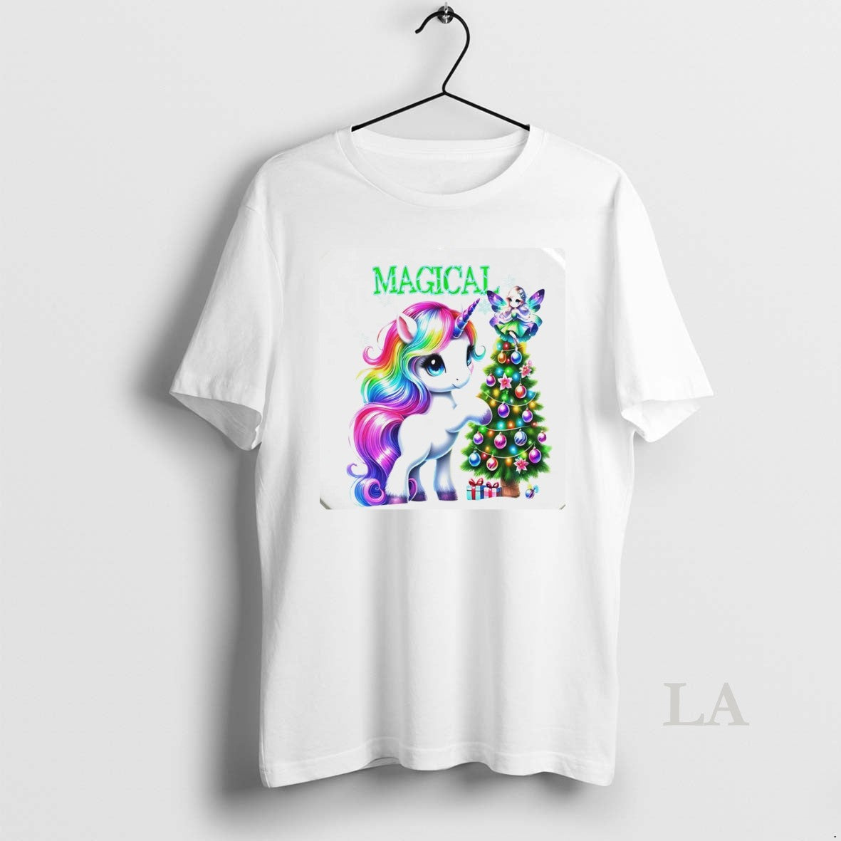 Original Magical Unicorn Fairy Christmas Tree White T-Shirts, Hoodie, Sweatshirt | InkRitualCo.com