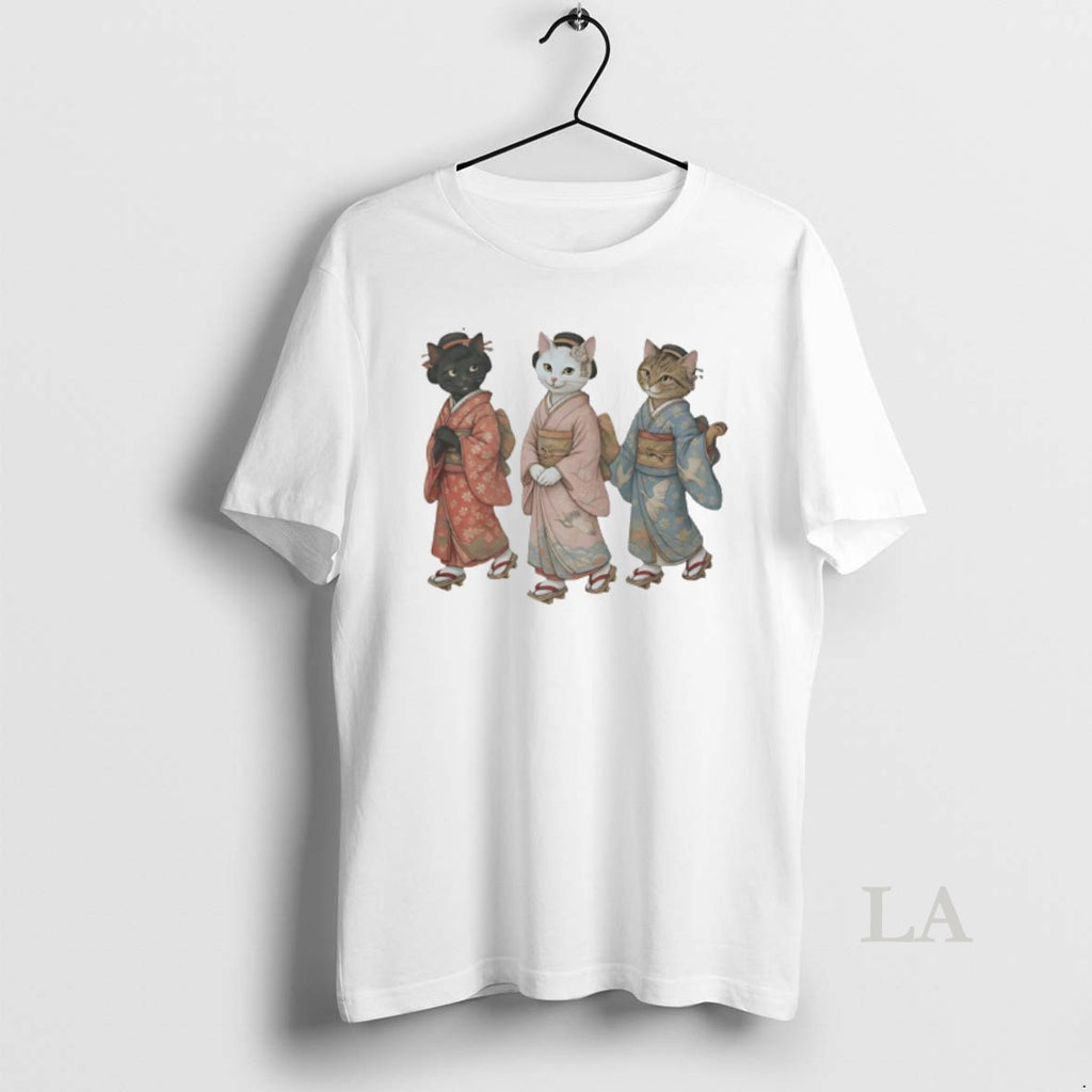 Original Maiko Cats In Kimono Meme T-Shirts, Hoodie, Sweatshirt | InkRitualCo.com