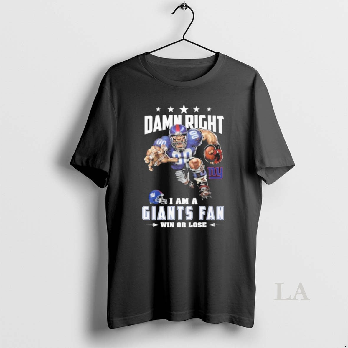 Original Mascot Damn Right I Am A Giants Fan Win Or Lose T-Shirts, Hoodie, Sweatshirt | InkRitualCo.com