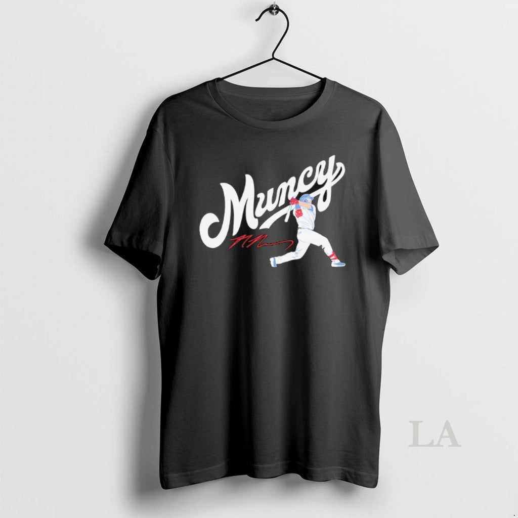 Original Max Muncy Los Angeles Dodgers Baseball Signature T-Shirts, Hoodie, Sweatshirt | InkRitualCo.com