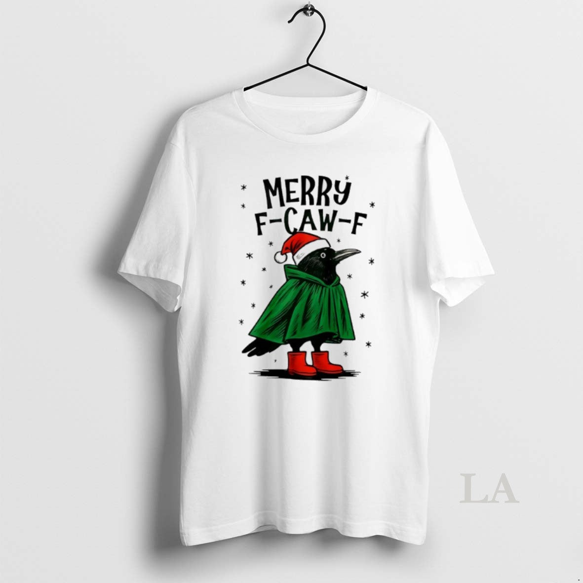 Original Merry F Caw F Merry Christmas T-Shirts, Hoodie, Sweatshirt | InkRitualCo.com