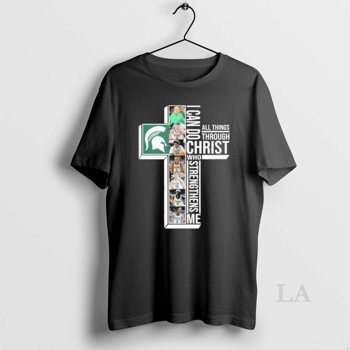 Original Michigan State Mens Basketball I Can Do All Things Through Christ Who Strengthens Me T-Shirts, Hoodie, Sweatshirt
