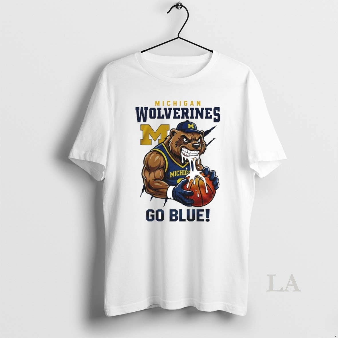 Original Michigan Wolverines Basketball Go Blue Mascot Circle T-Shirts, Hoodie, Sweatshirt | InkRitualCo.com