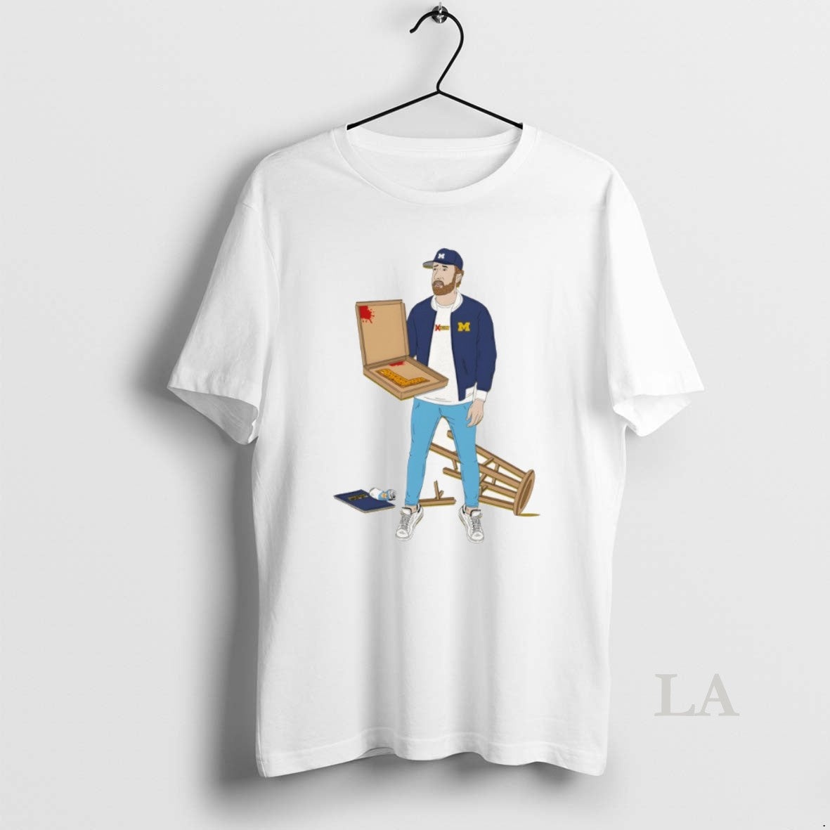Original Michigan Wolverines Football Holding Pizza Meme T-Shirts, Hoodie, Sweatshirt | InkRitualCo.com