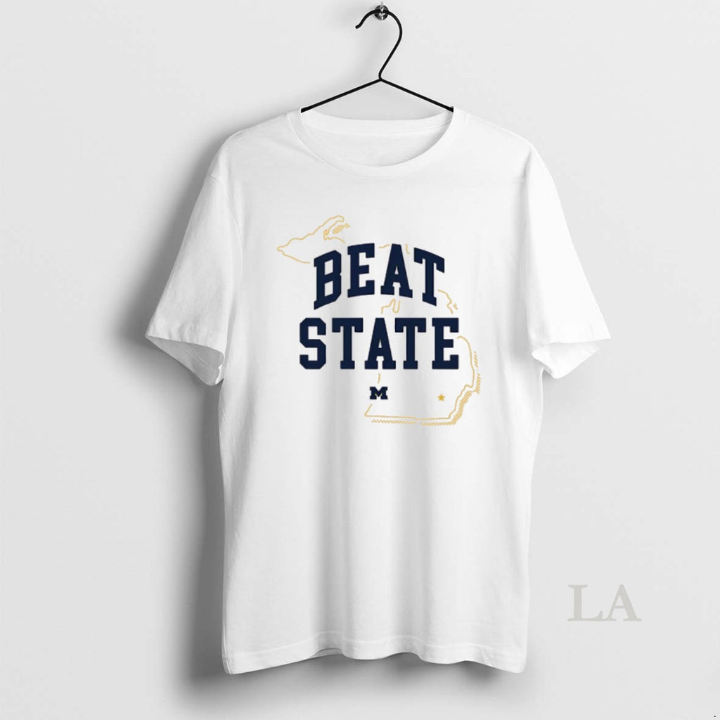 Original Michigan Wolverines Paul Bunyan Rivalry Beat State Map T-Shirts, Hoodie, Sweatshirt | InkRitualCo.com