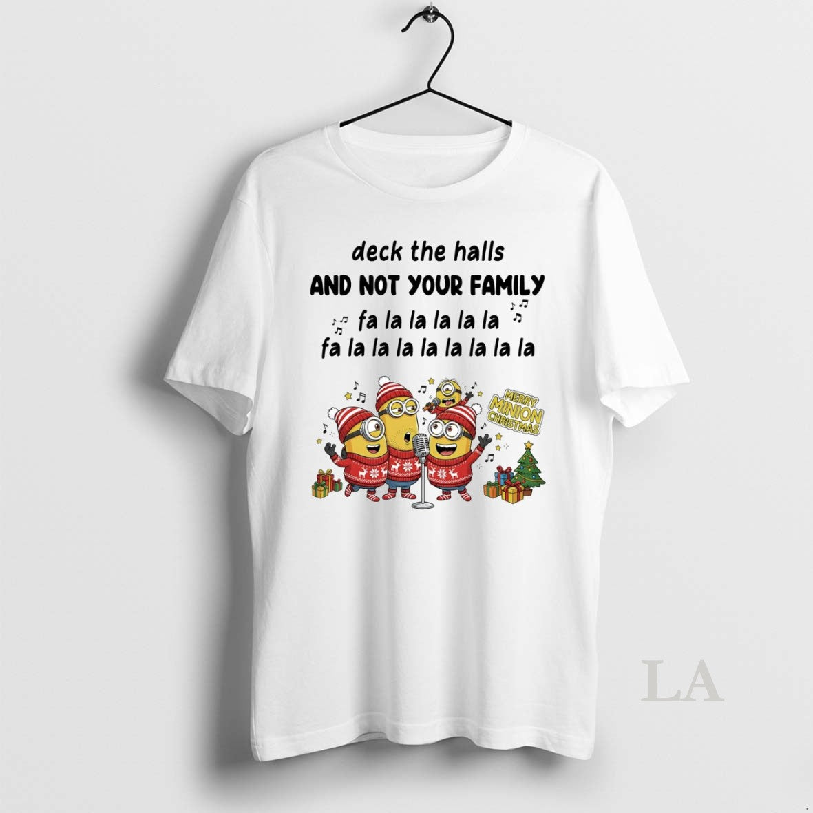 Original Minion Deck The Halls And Not Your Family Christmas T-Shirts, Hoodie, Sweatshirt | InkRitualCo.com