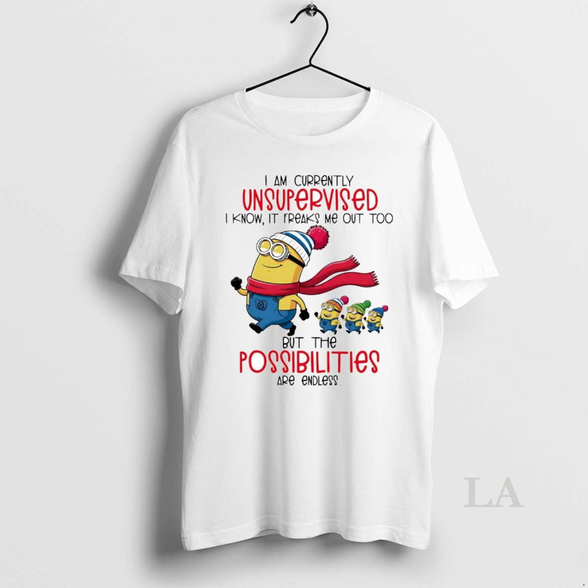 Original Minions I Am Currently Unsupervised I Know It Freaks Me Out T-Shirts, Hoodie, Sweatshirt | InkRitualCo.com
