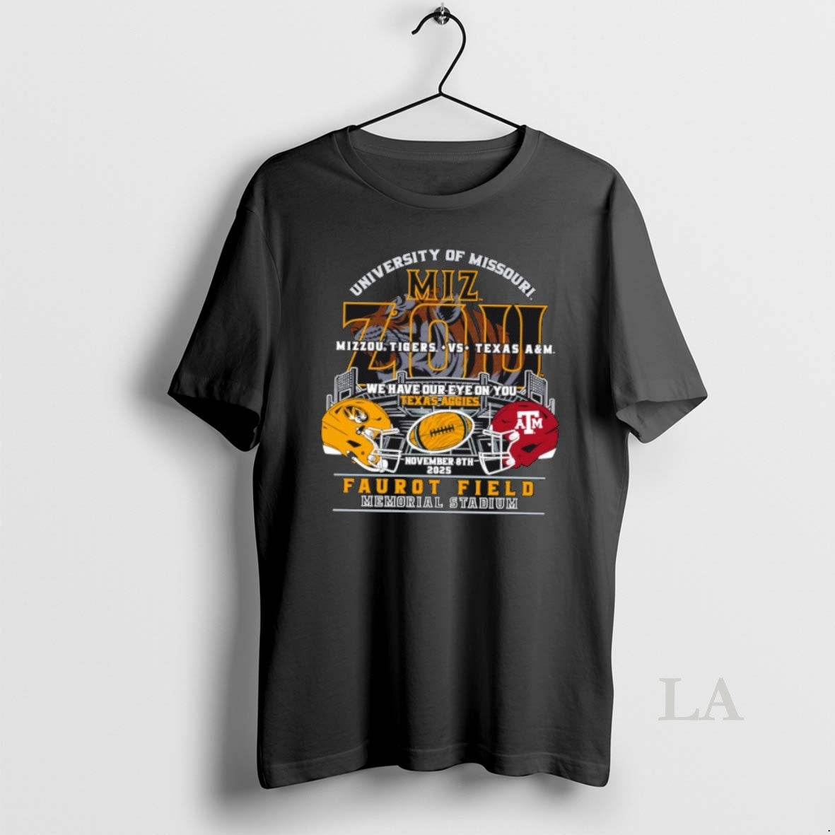 Original Mizzou Tigers Vs Texas Am We Have Our Eye On You Texas Aggies 2025 T-Shirts, Hoodie, Sweatshirt | InkRitualCo.com