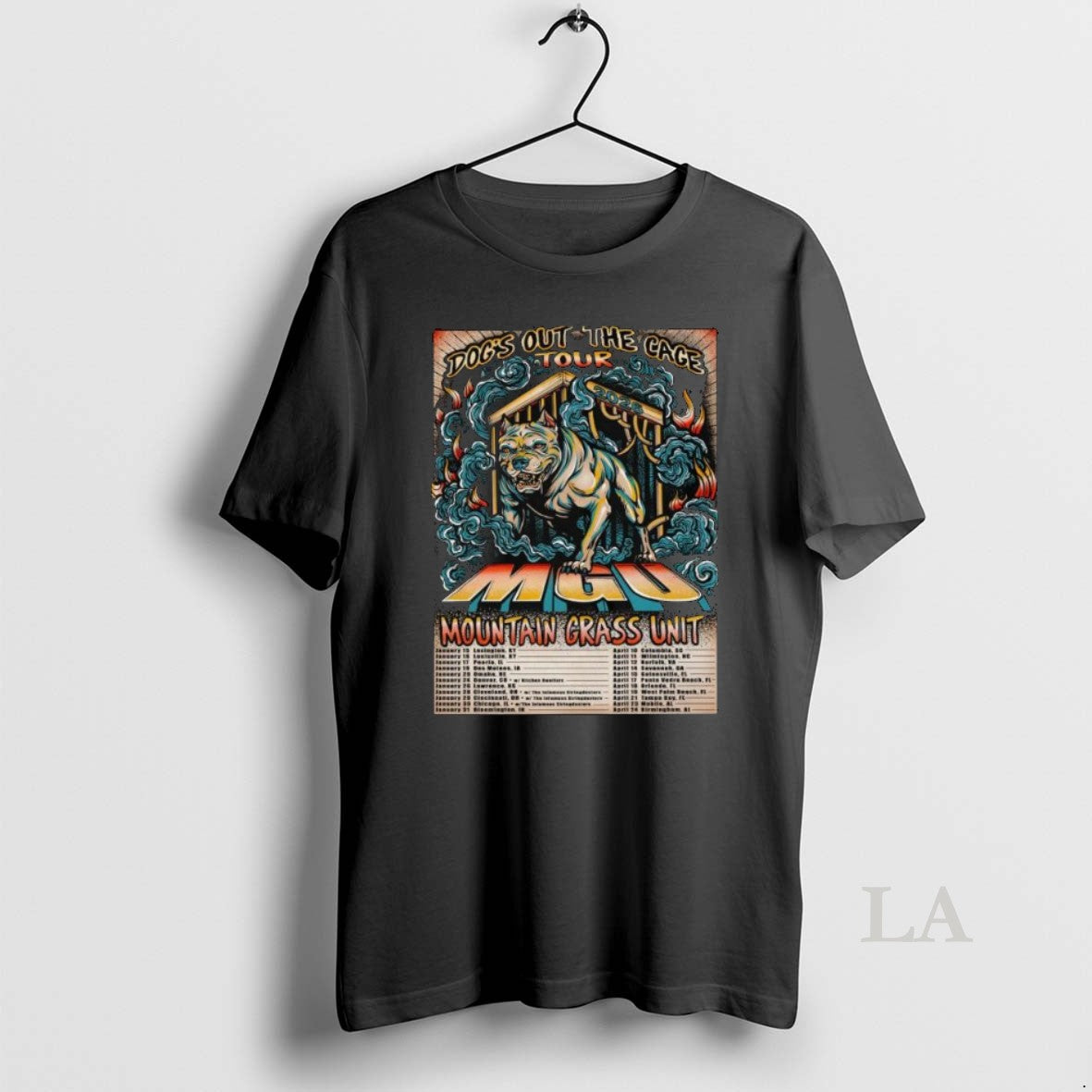 Original Mountain Grass Unit 2026 Dogs Out The Cage Tour Long Sleve T-Shirts, Hoodie, Sweatshirt | InkRitualCo.com