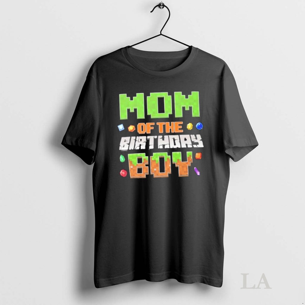 Original Mum Of The Birthday Boy Pixel Gamer T-Shirts, Hoodie, Sweatshirt | InkRitualCo.com