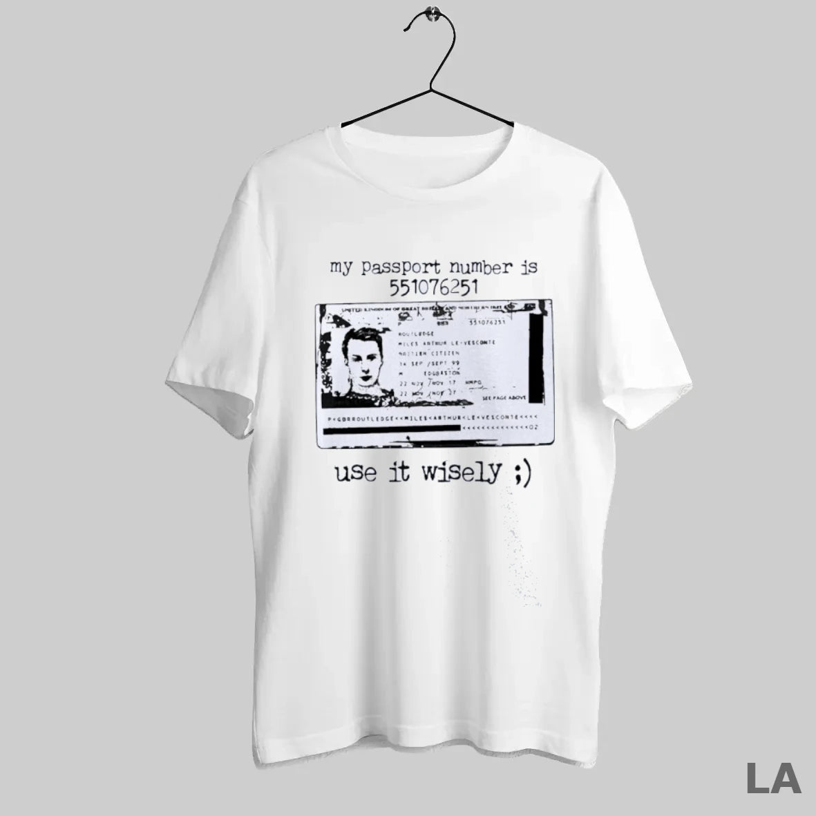 Original My Passport Number Is 551076251 Use It Wisely T-Shirts, Hoodie, Sweatshirt | InkRitualCo.com