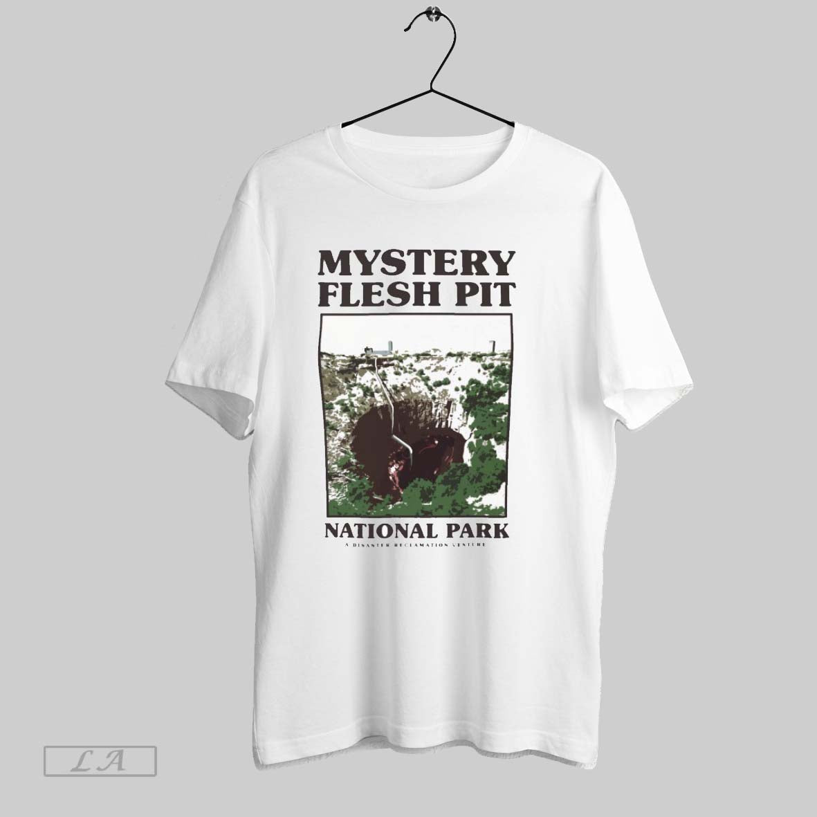 Original Mystery Flesh Pit National Park A Disaster Reclamation Venture Souvenir T-Shirts, Hoodie, Sweatshirt