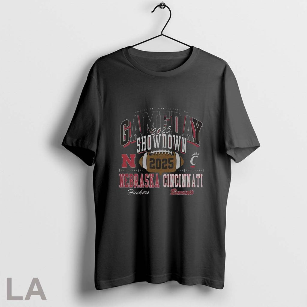 Original Nebraska Cornhuskers Vs Cincinnati Bearcats 2025 Gameday Showdown T-Shirts, Hoodie, Sweatshirt | InkRitualCo.com