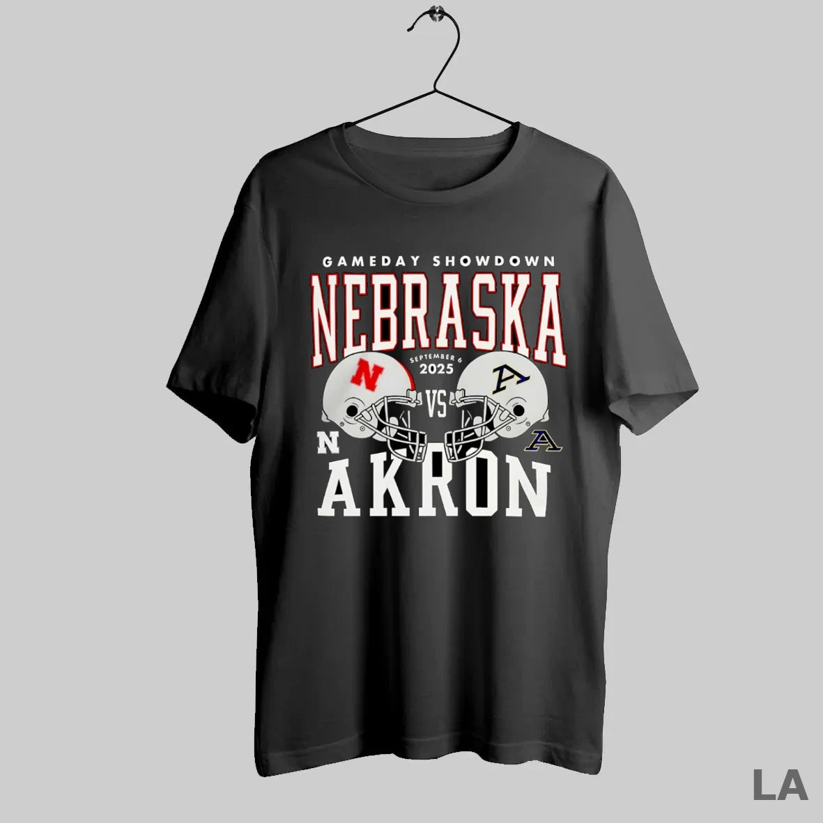 Original Nebraska Cornhuskers Vs Akron Zips College Football Gameday Showdown 2025 Helmet T-Shirts, Hoodie, Sweatshirt