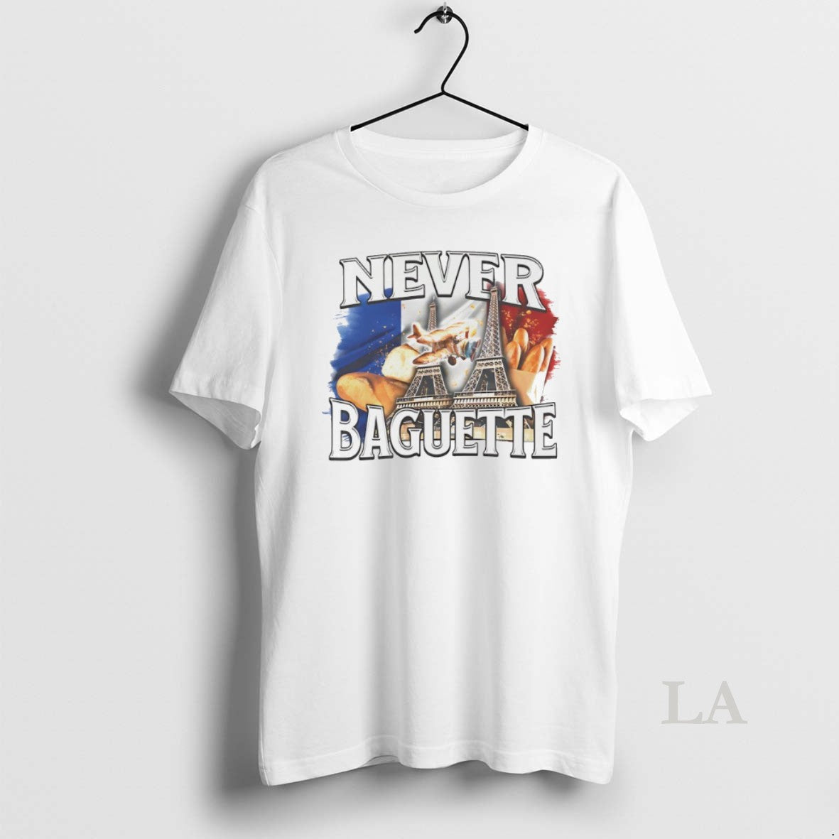 Original Never Baguette Eiffel T-Shirts, Hoodie, Sweatshirt | InkRitualCo.com