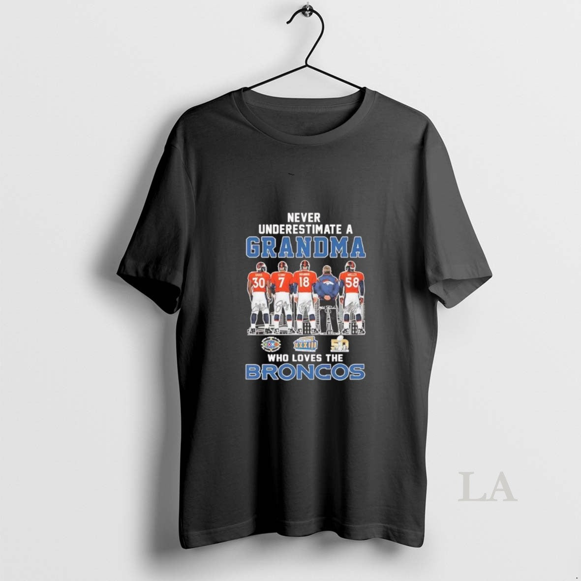 Original Never Underestimate A Grandma Who Loves The Broncos Players T-Shirts, Hoodie, Sweatshirt | InkRitualCo.com