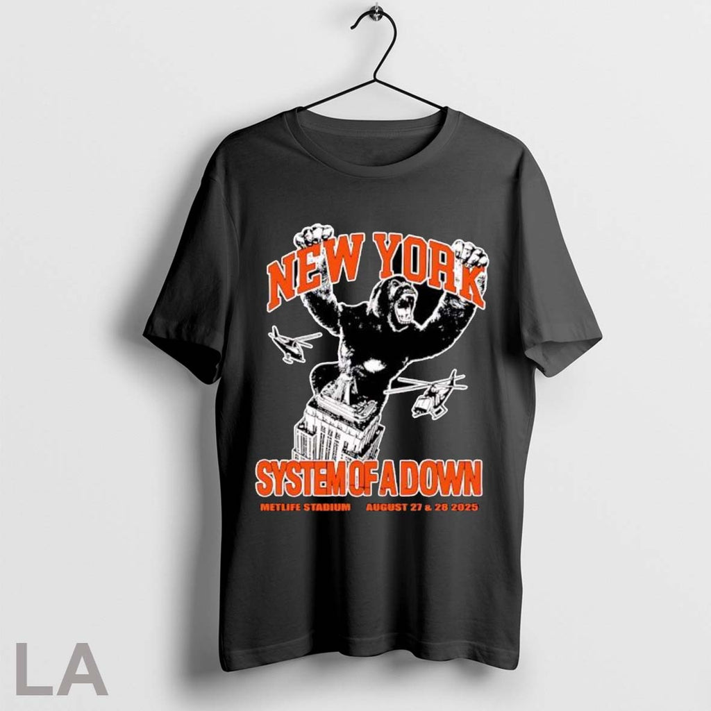 Original New York City System Of A Down King Kong 2025 T-Shirts, Hoodie, Sweatshirt | InkRitualCo.com