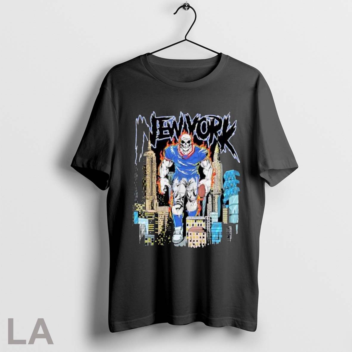Original New York Giants Urban Cityscape Skeleton Football T-Shirts, Hoodie, Sweatshirt | InkRitualCo.com