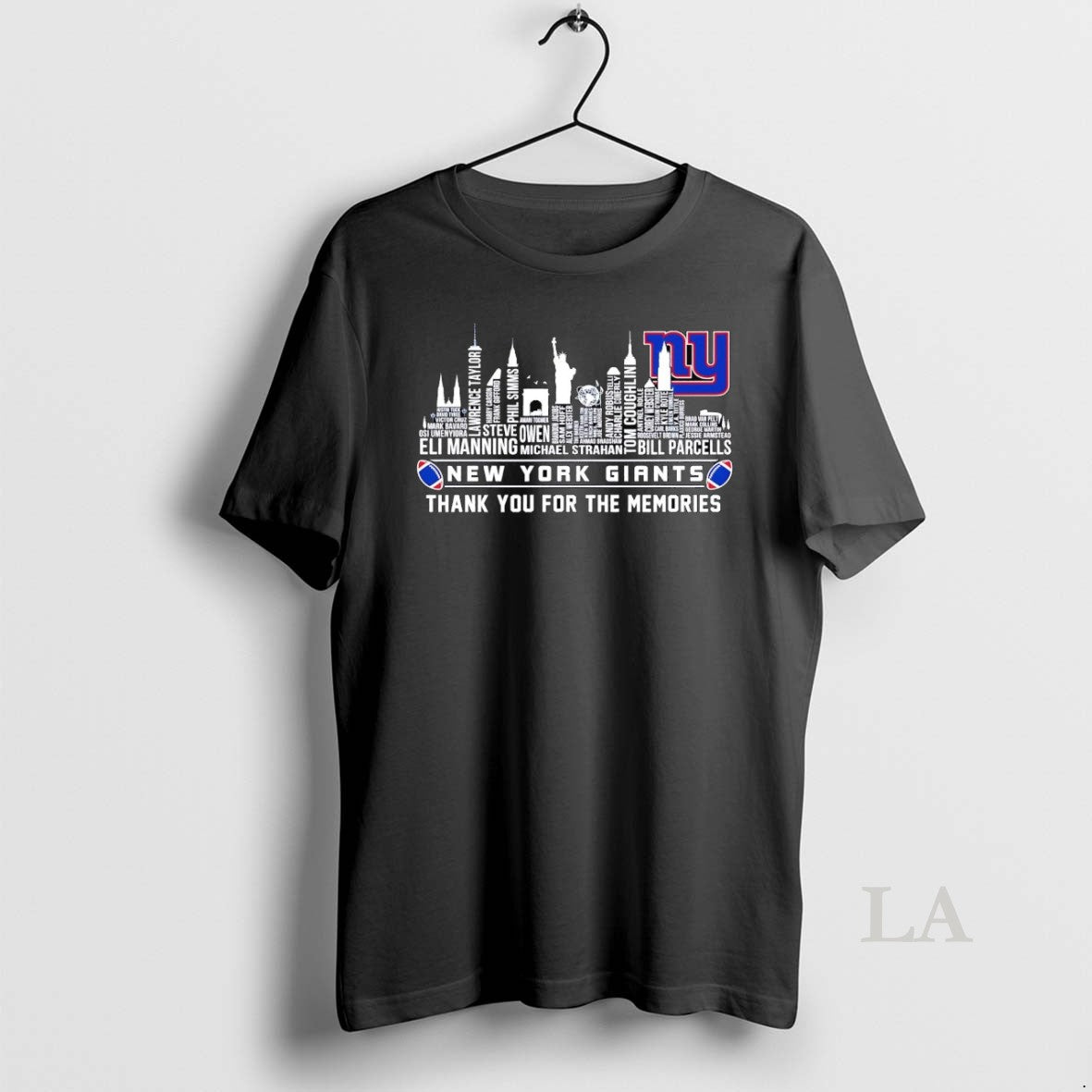 Original New York Giants City Players Names Thank You For The Memories T-Shirts, Hoodie, Sweatshirt | InkRitualCo.com