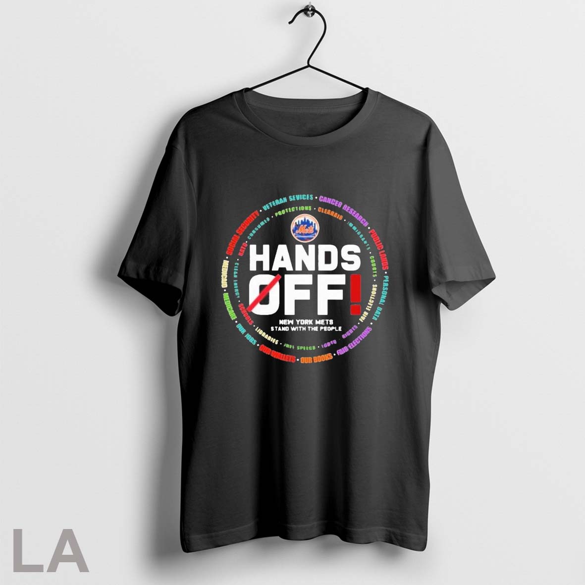 Original New York Mets Hands Off Stand With The People 2025 T-Shirts, Hoodie, Sweatshirt | InkRitualCo.com