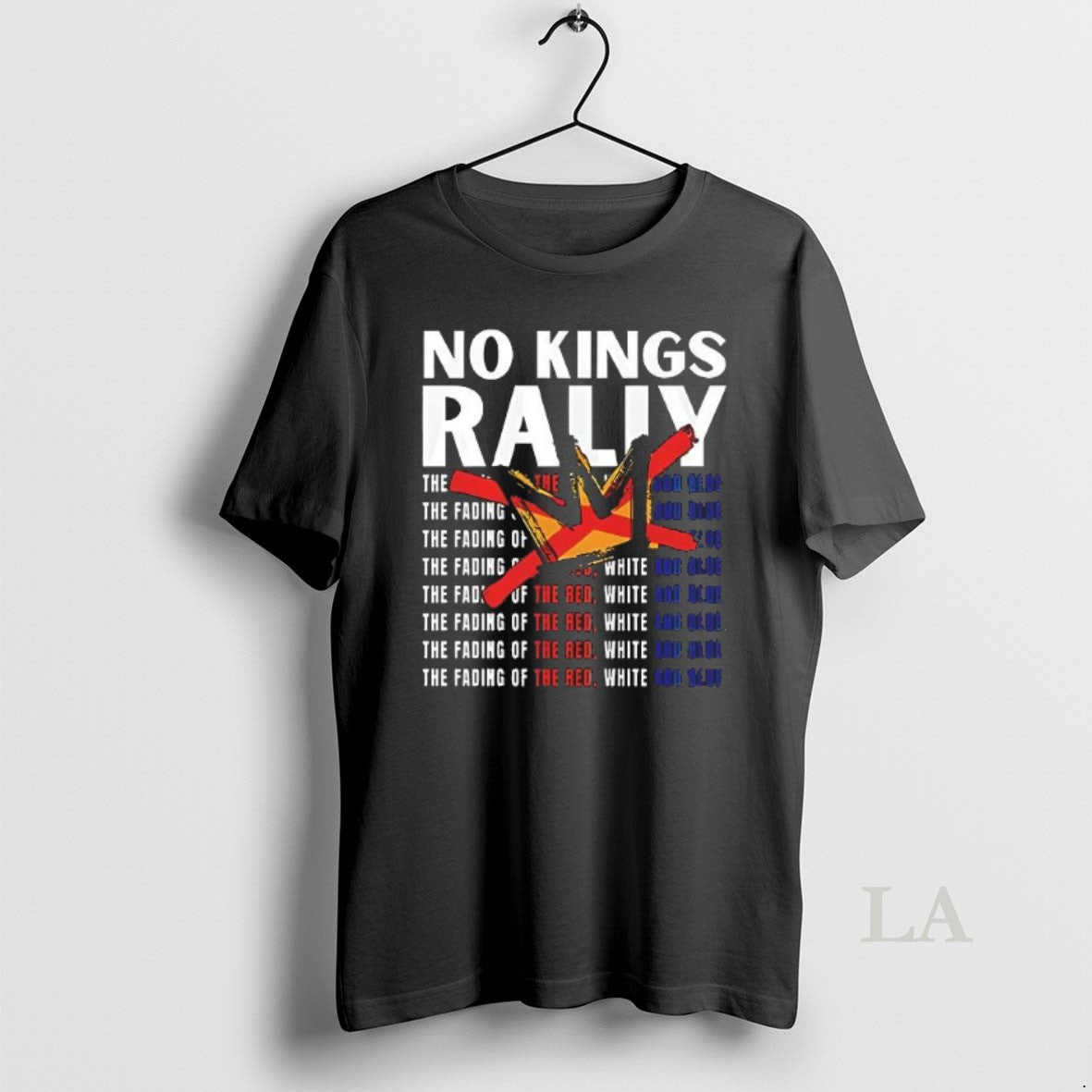 Original No Kings Rally The Fading Of The Red T-Shirts, Hoodie, Sweatshirt | InkRitualCo.com