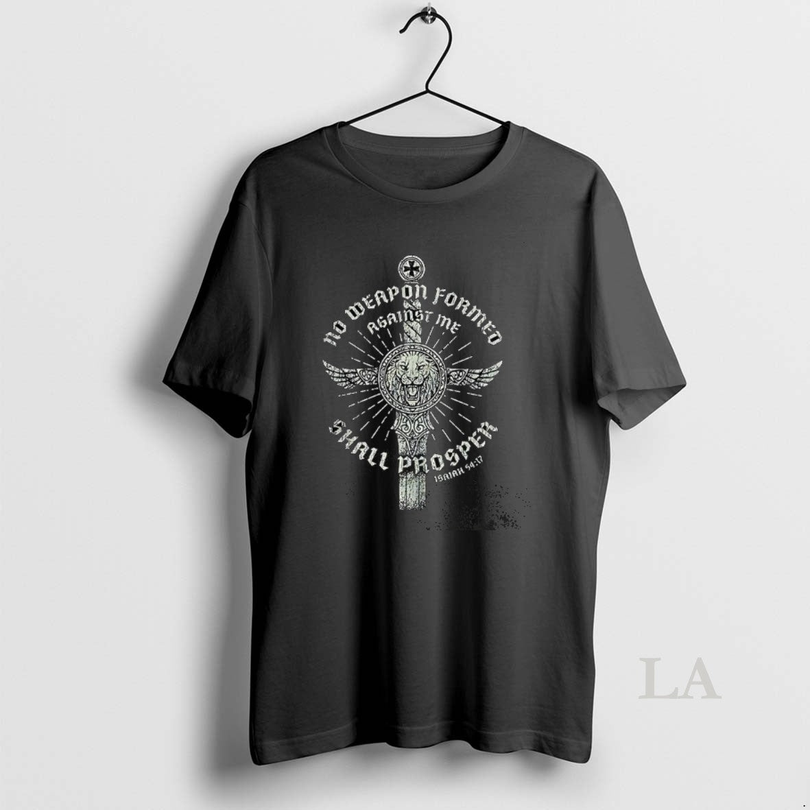 Original No Weapon Formed Shall Prosper Sword Isaiah 54 17 Christian T-Shirts, Hoodie, Sweatshirt | InkRitualCo.com