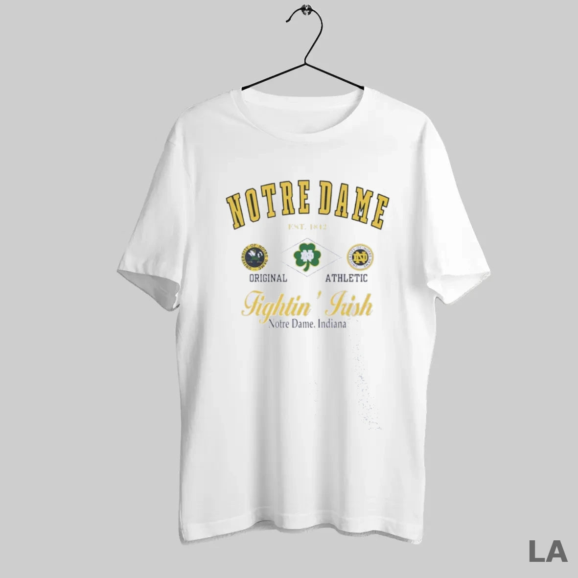 Original Notre Dame Fighting Irish Indiana Est 1812 Athletic Logo T-Shirts, Hoodie, Sweatshirt | InkRitualCo.com