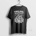 Original Oakland Athletics This Girl Doesnt Usually Yell T-Shirts, Hoodie, Sweatshirt | InkRitualCo.com