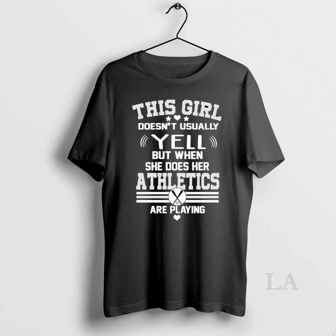 Original Oakland Athletics This Girl Doesnt Usually Yell T-Shirts, Hoodie, Sweatshirt | InkRitualCo.com