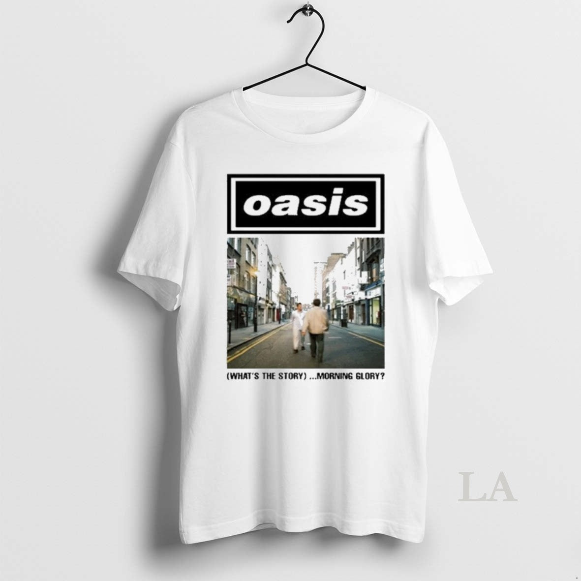 Original Oasis White Tee Whats The Story Morning Glory Hoodie, Sweatshirt | InkRitualCo.com
