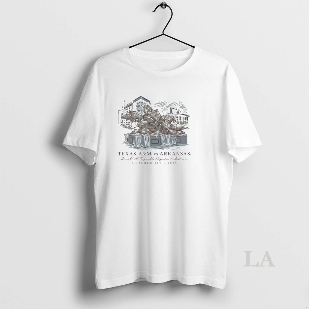 Original October 18 Arkansas Vs Texas Am Game Day 2025 T-Shirts, Hoodie, Sweatshirt | InkRitualCo.com