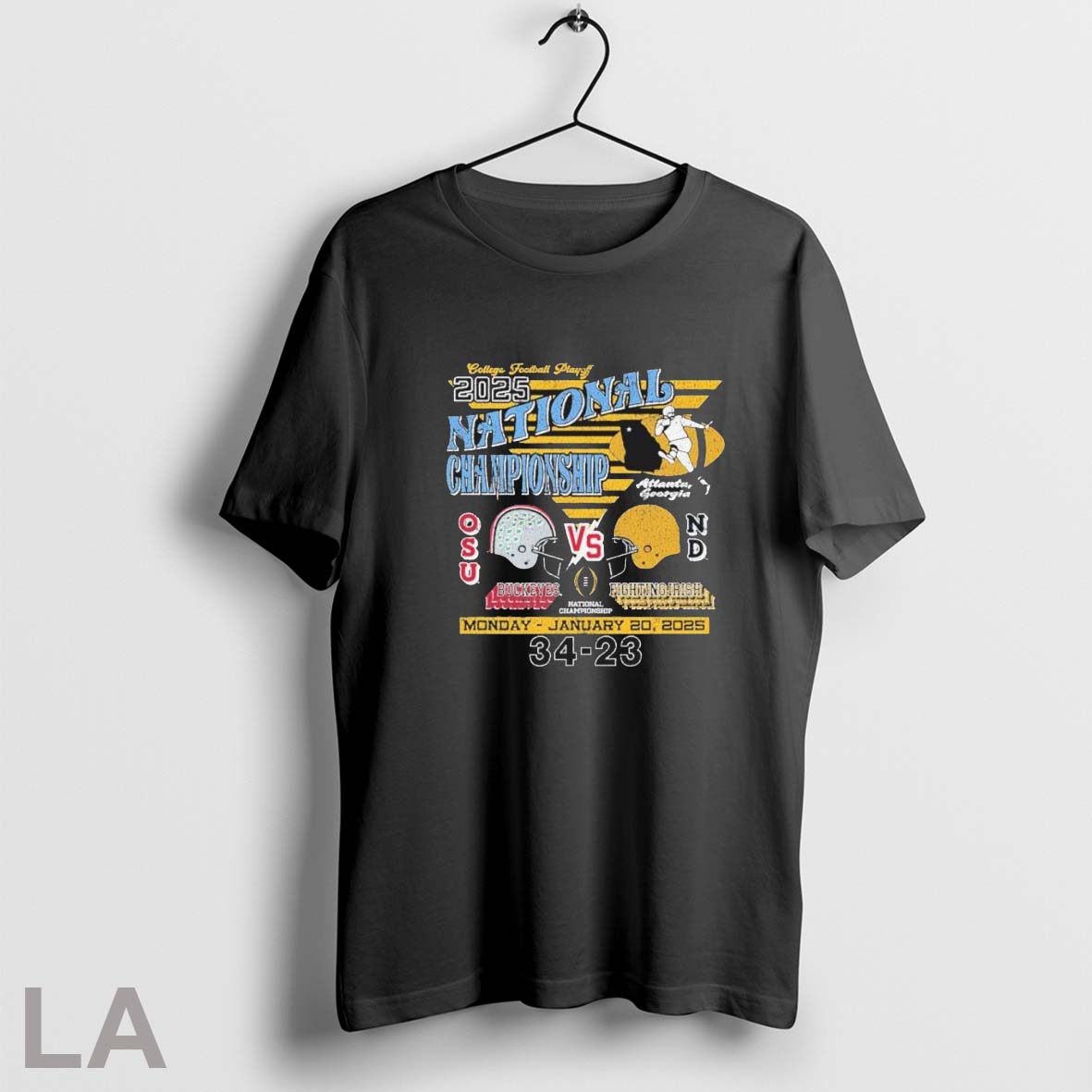 Original Ohio State Vs Notre Dame 2025 Cfp National Championship Game Matchup T-Shirts, Hoodie, Sweatshirt | InkRitualCo.com