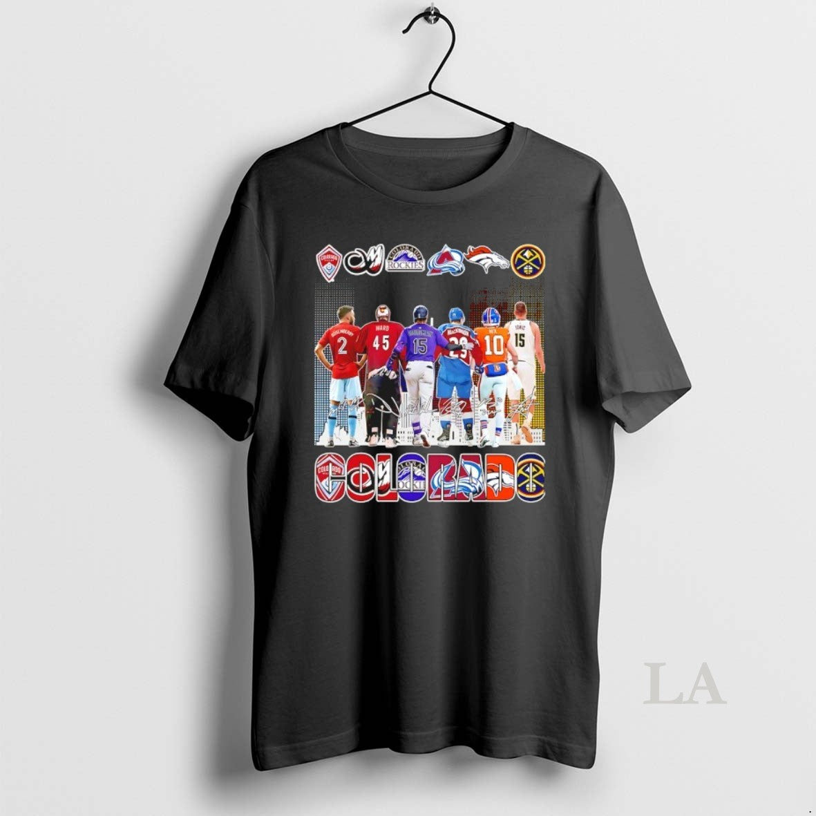 Original One City One Passion All Colorado Team Skyline Signatures T-Shirts, Hoodie, Sweatshirt | InkRitualCo.com