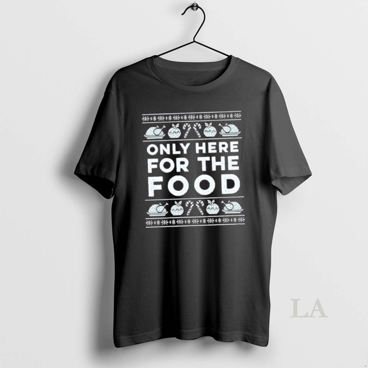 Original Only Here For The Food Christmas T-Shirts, Hoodie, Sweatshirt | InkRitualCo.com