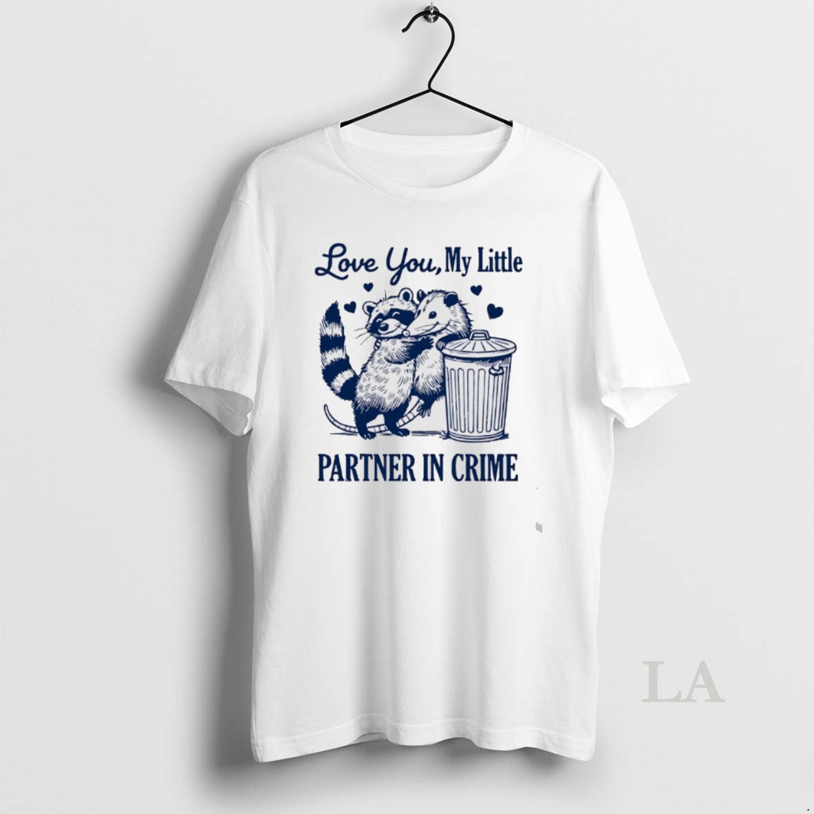 Original Opossum Love You My Little Partner In Crime T-Shirts, Hoodie, Sweatshirt | InkRitualCo.com