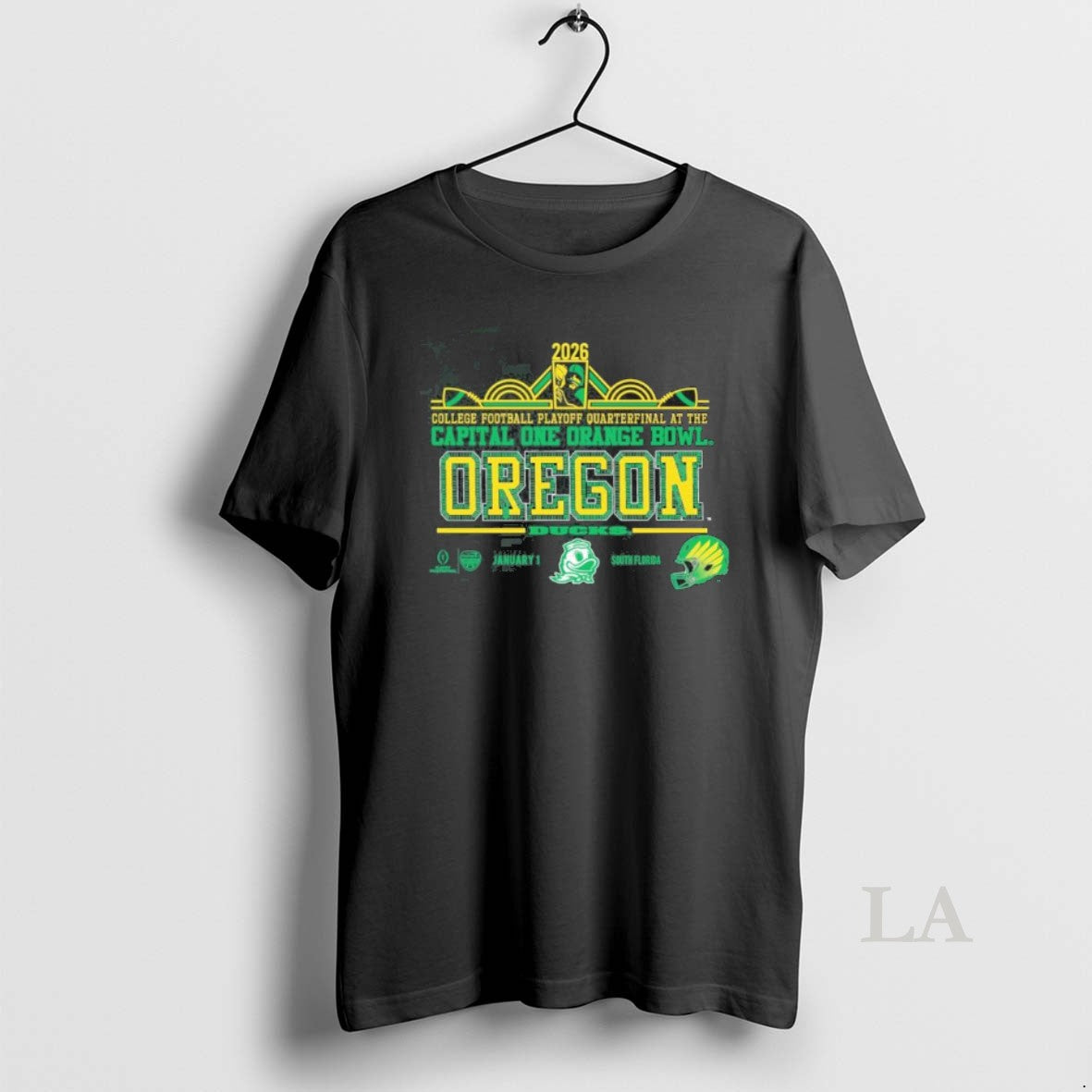 Original Oregon 2026 Cfp Orange Bowl Art Deco Player T-Shirts, Hoodie, Sweatshirt | InkRitualCo.com