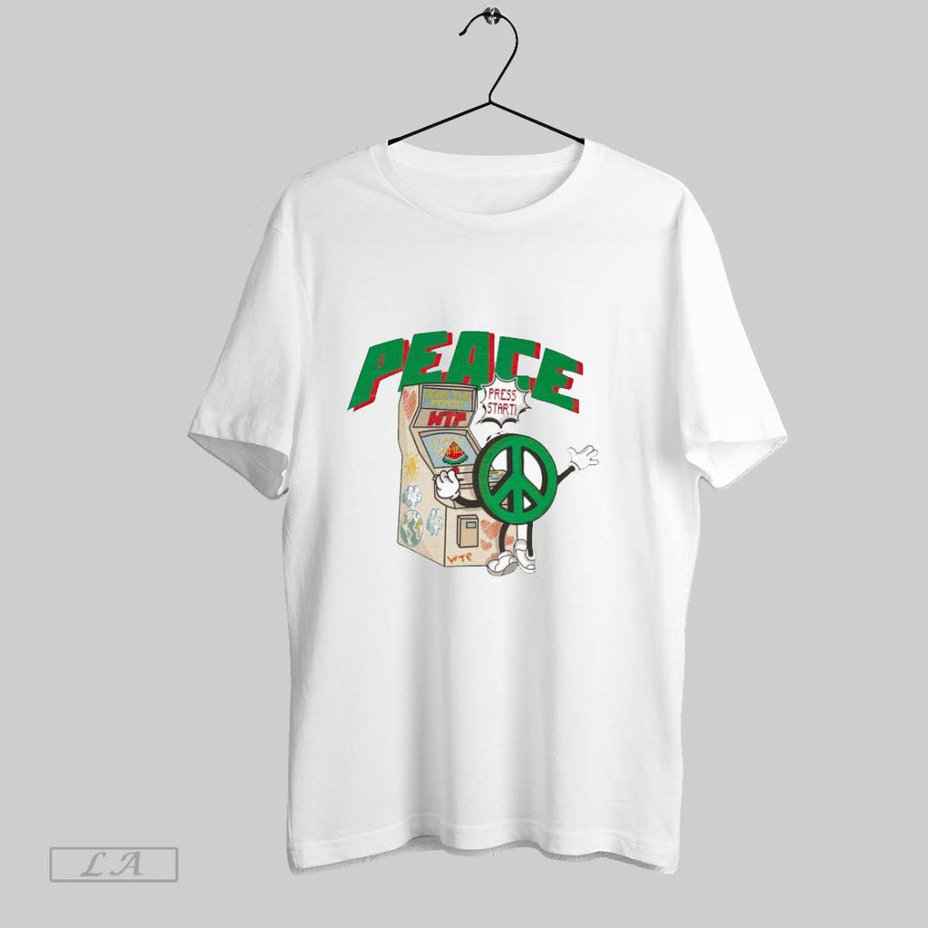 Original Peace Wear The Peace Press Start Arcade Wtp T-Shirts, Hoodie, Sweatshirt | InkRitualCo.com