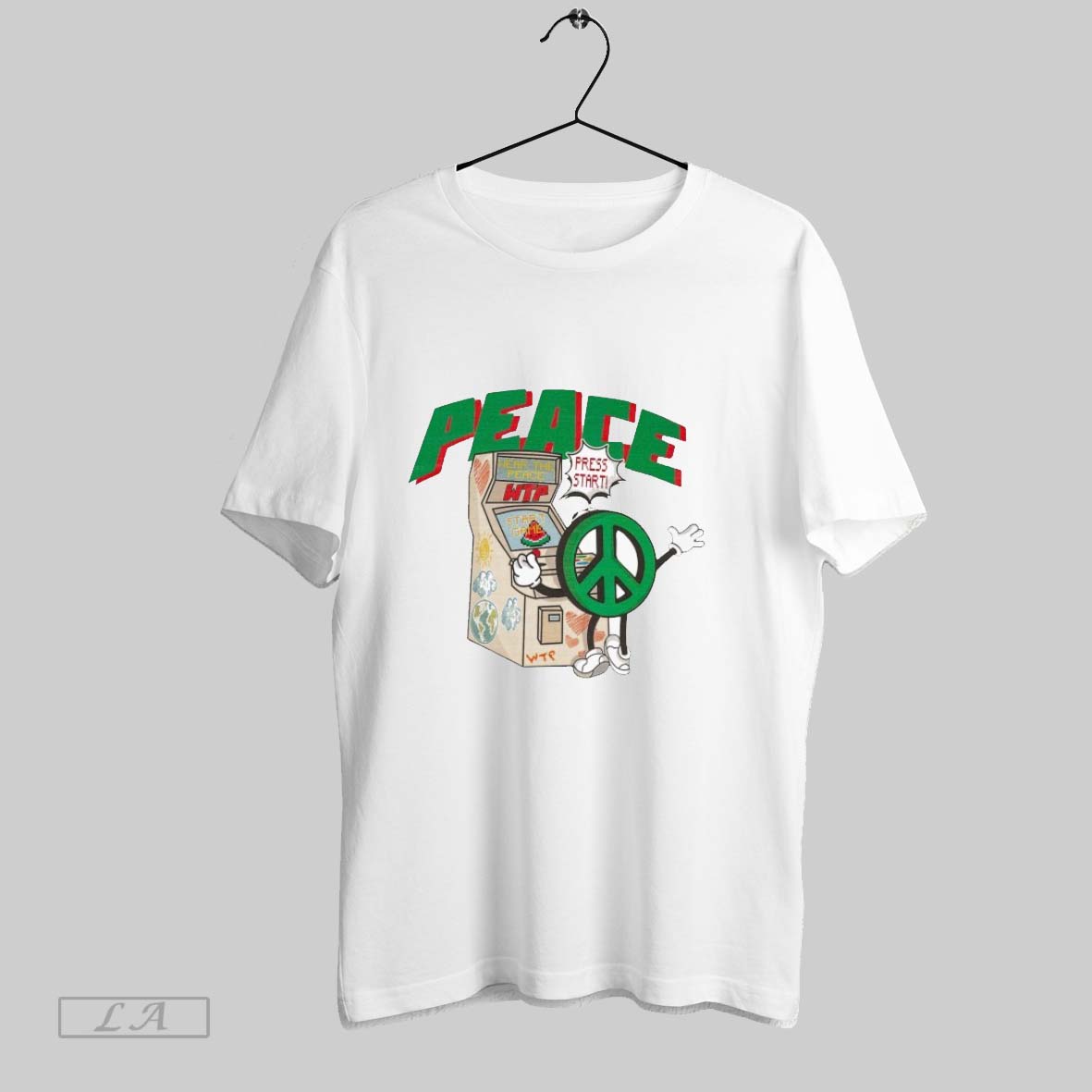 Original Peace Wear The Peace Press Start Arcade Wtp T-Shirts, Hoodie, Sweatshirt | InkRitualCo.com