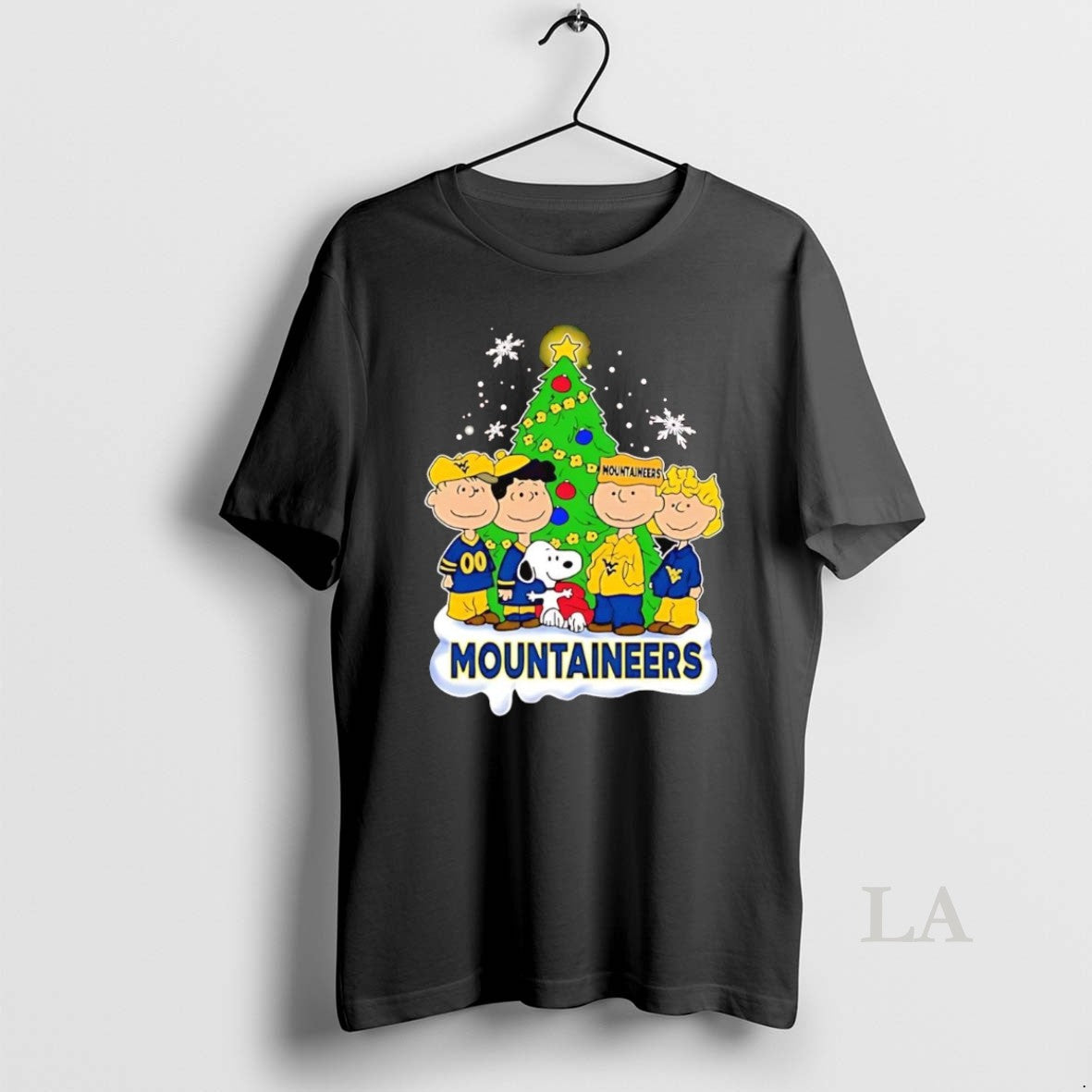 Original Peanuts West Virginia Mountaineers Under Christmas Tree T-Shirts, Hoodie, Sweatshirt | InkRitualCo.com