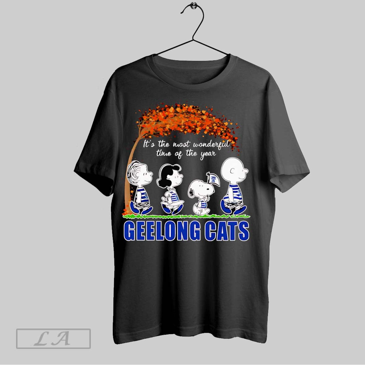 Original Peanuts Its The Most Wonderful Time Of The Year Geelong Cats T-Shirts, Hoodie, Sweatshirt | InkRitualCo.com