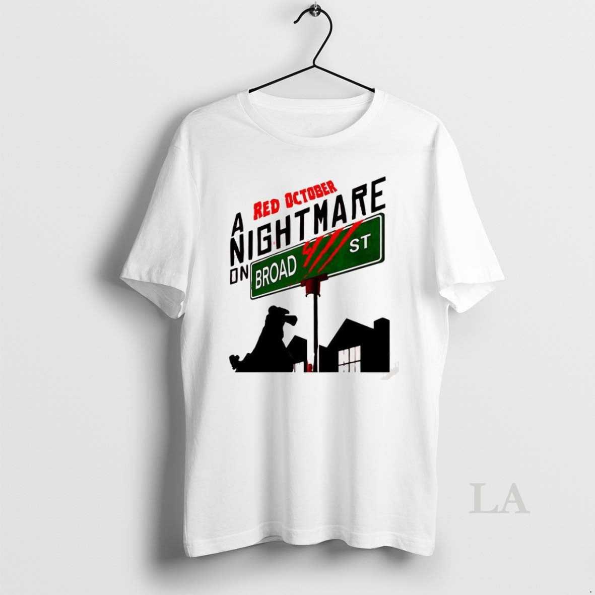Original Philadelphia Phillies Baseball Red October Broad Street Nightmare Phillie Phanatic Silhouette T-Shirts, Hoodie,...